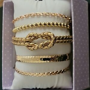 Gold Bracelet Lot New Gift Boxed